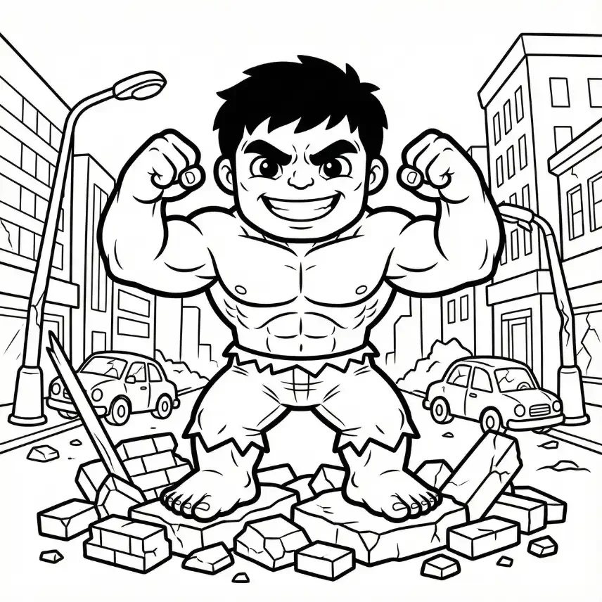 Hulk Coloring Pages
