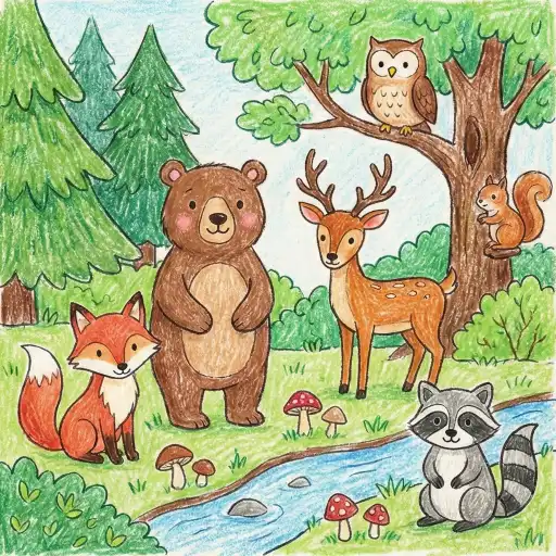 Wild & Forest Animals