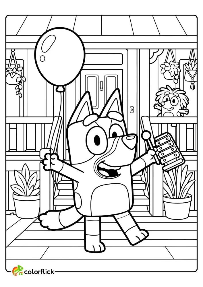 Bluey Coloring Pages