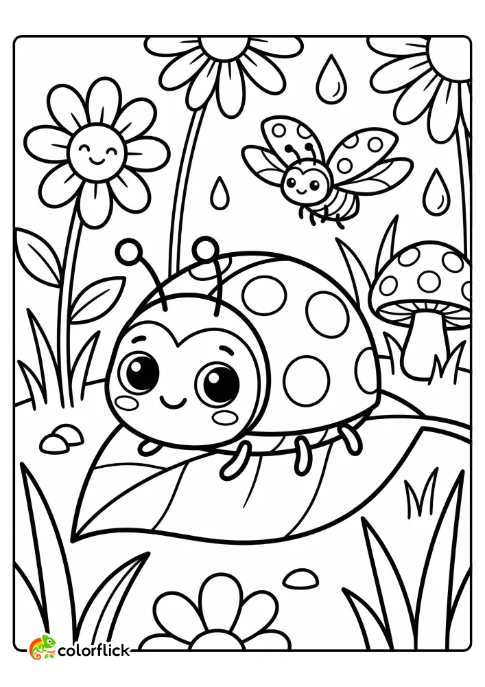 Ladybug Coloring Pages