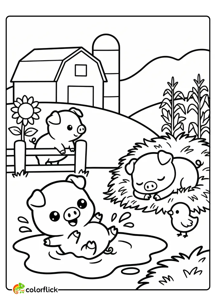 Pig Coloring Pages