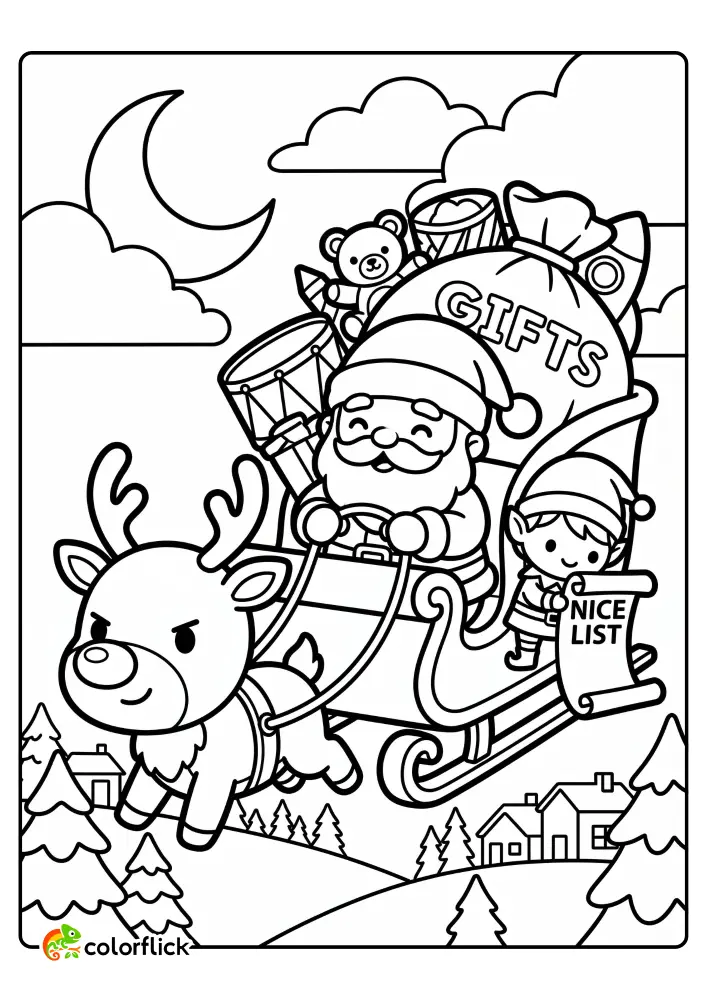 Santa Claus Coloring Pages