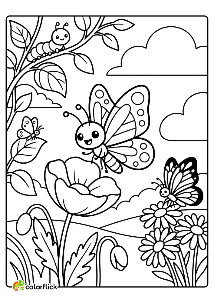 Butterfly Coloring Pages