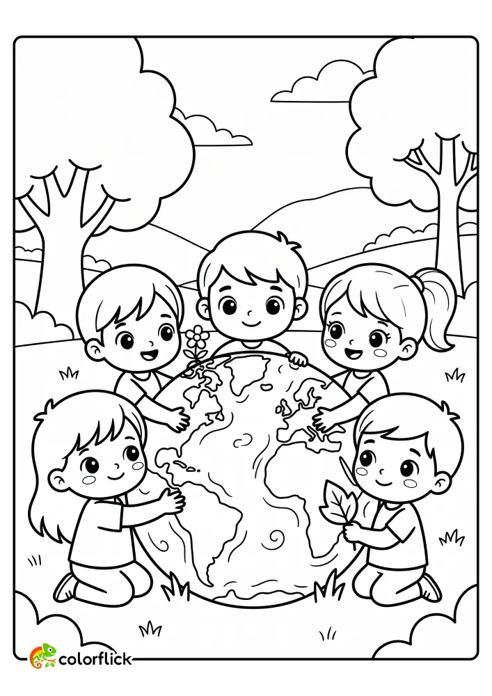 Earth Day Coloring Pages
