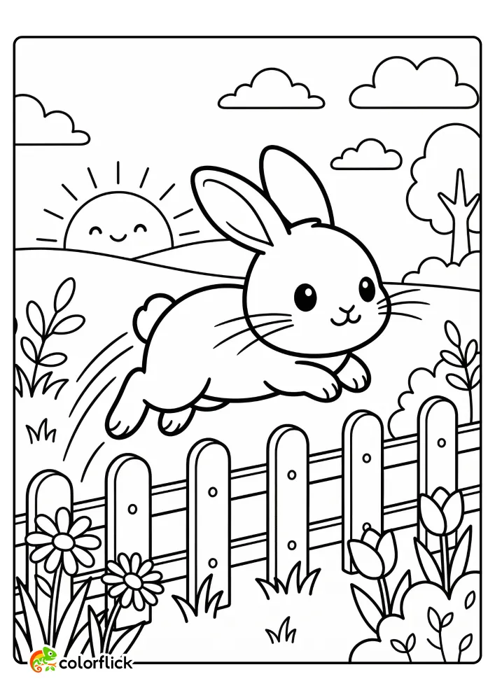 Rabbit Coloring Pages