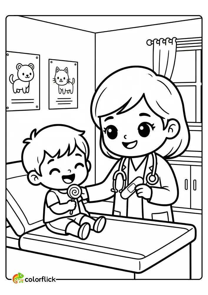 Doctor Coloring Pages