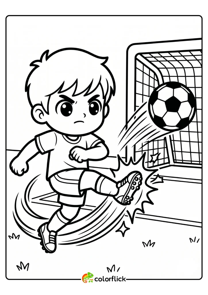 Soccer Coloring Pages