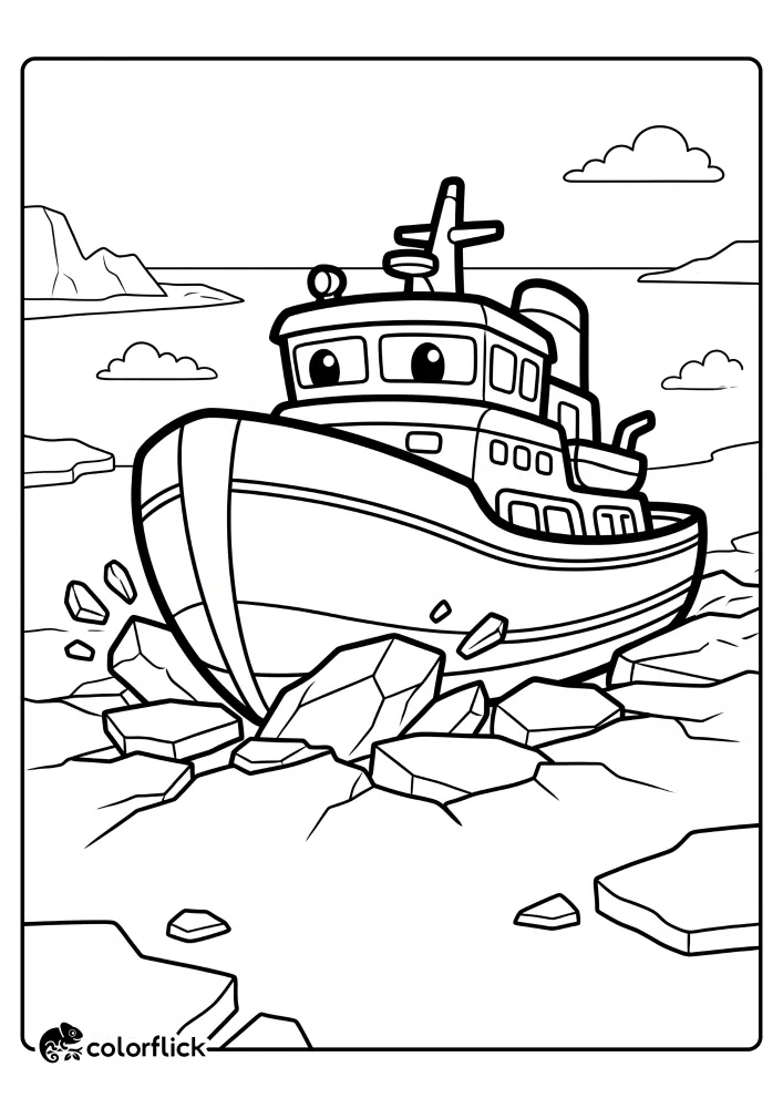 Boat & Ship Coloring Pages