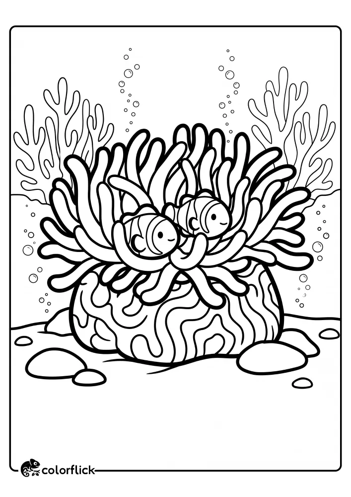 Coral Reef Coloring Pages