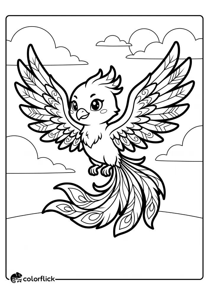Phoenix Coloring Pages