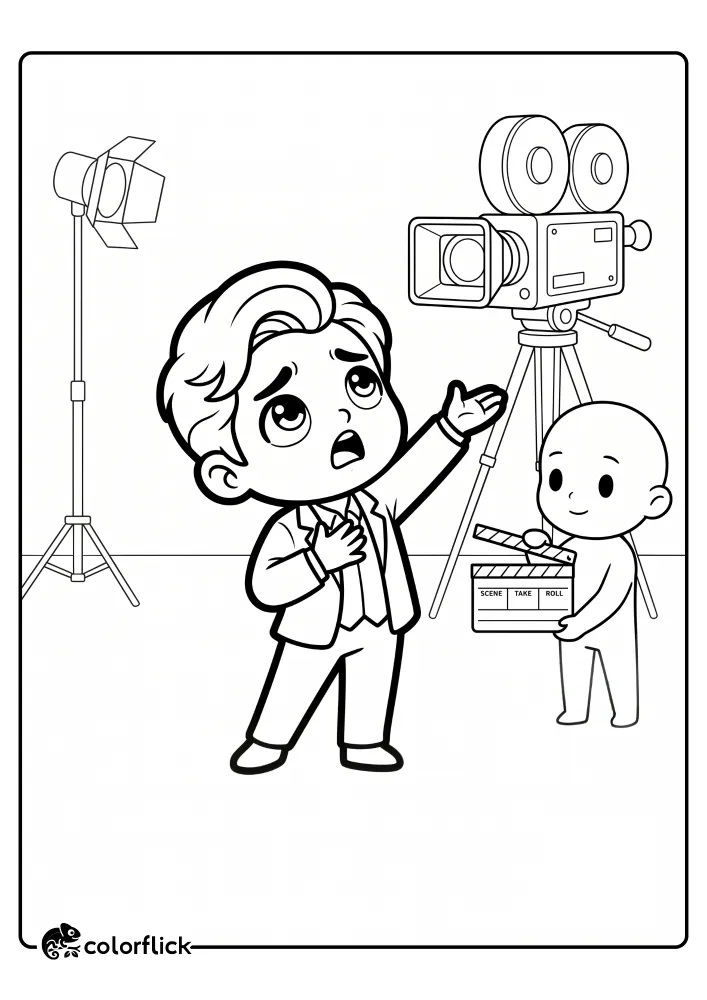 Actor Coloring Pages