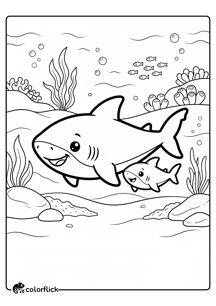 Shark Coloring Pages