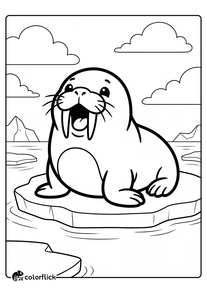 Walrus Coloring Pages